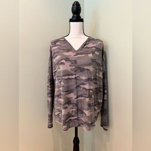 Camouflage shirt, size large